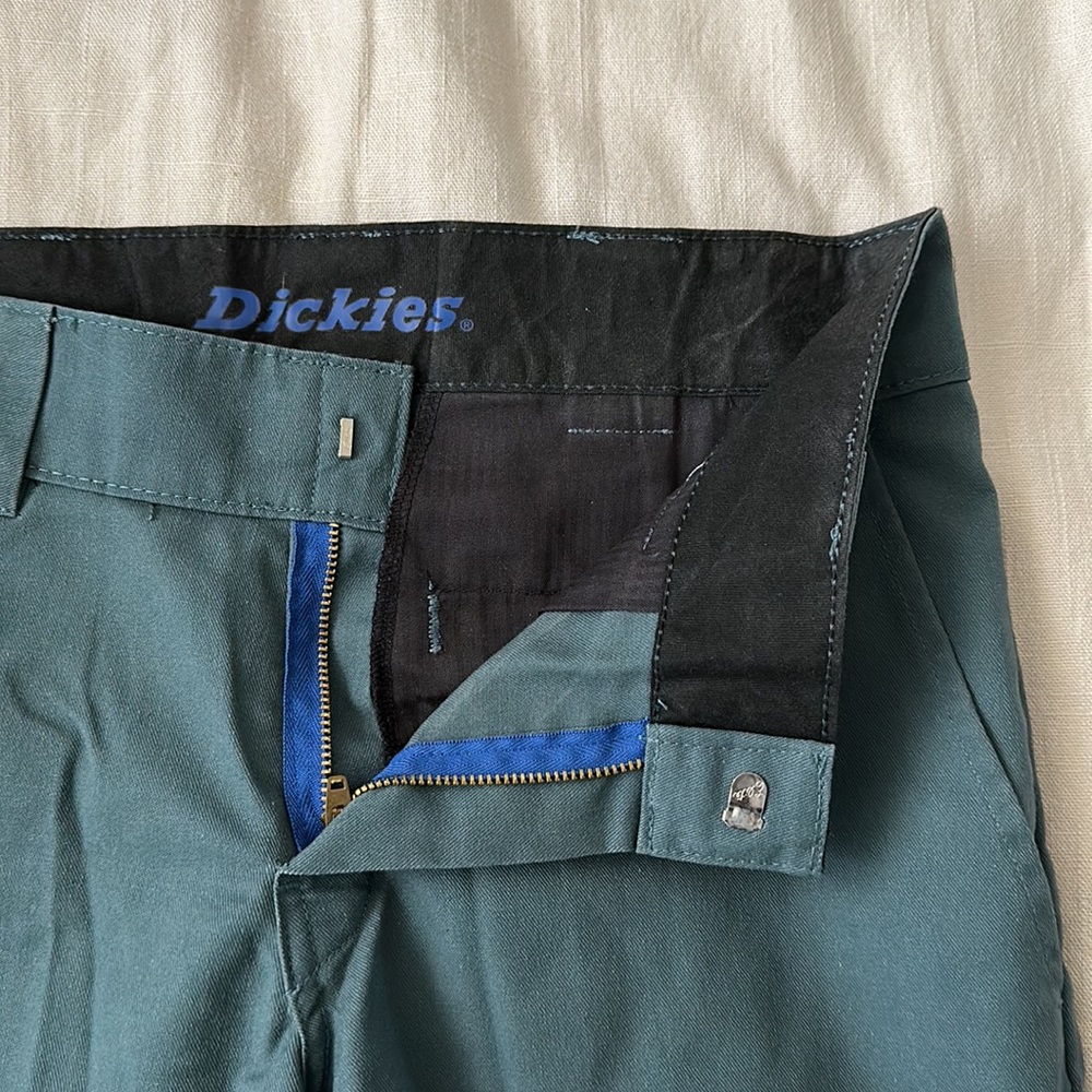 Dickies Slim Taper Work Pant - Rinsed Blue 29x30